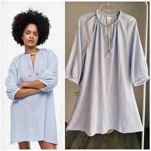 H&M Linen Blend Striped Dress